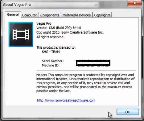 sony vegas pro 15 serial number only numbers